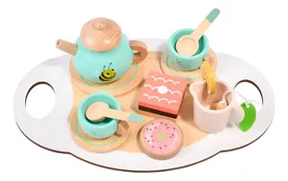 Juego de Té de Madera