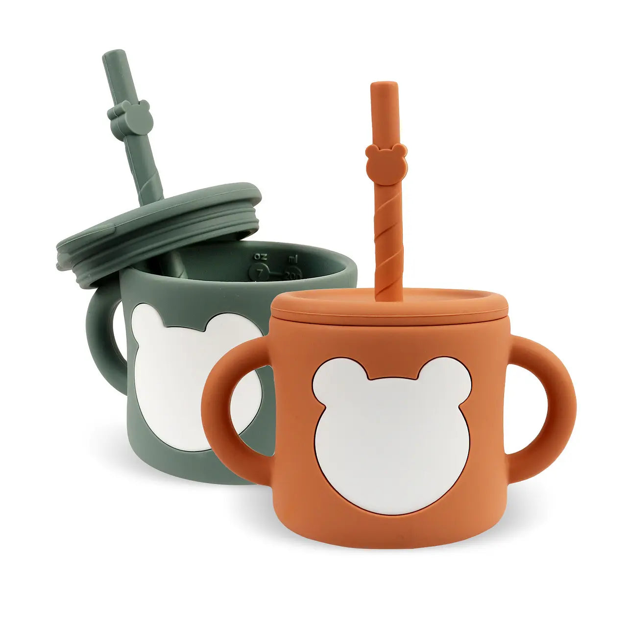 Vaso con bombilla para bebés