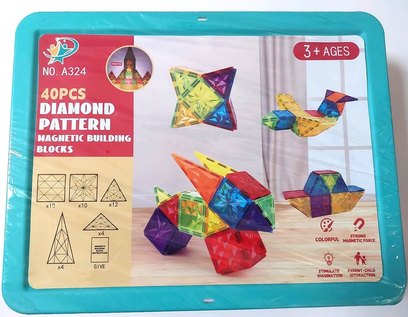 Caja Magnetos 40 piezas