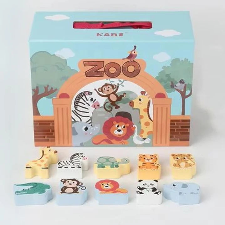 Maletín Zoológico de Madera