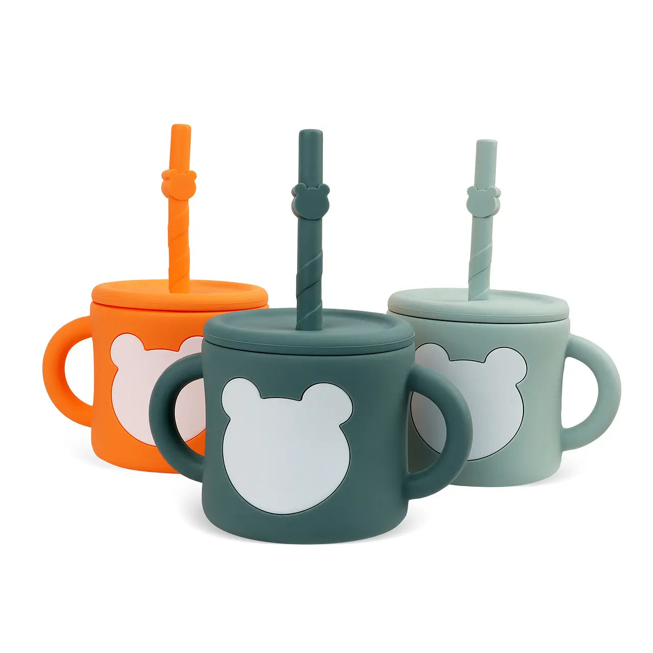 Vaso con bombilla para bebés